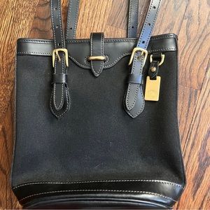 Dooney and Burke Black Bucket Bag